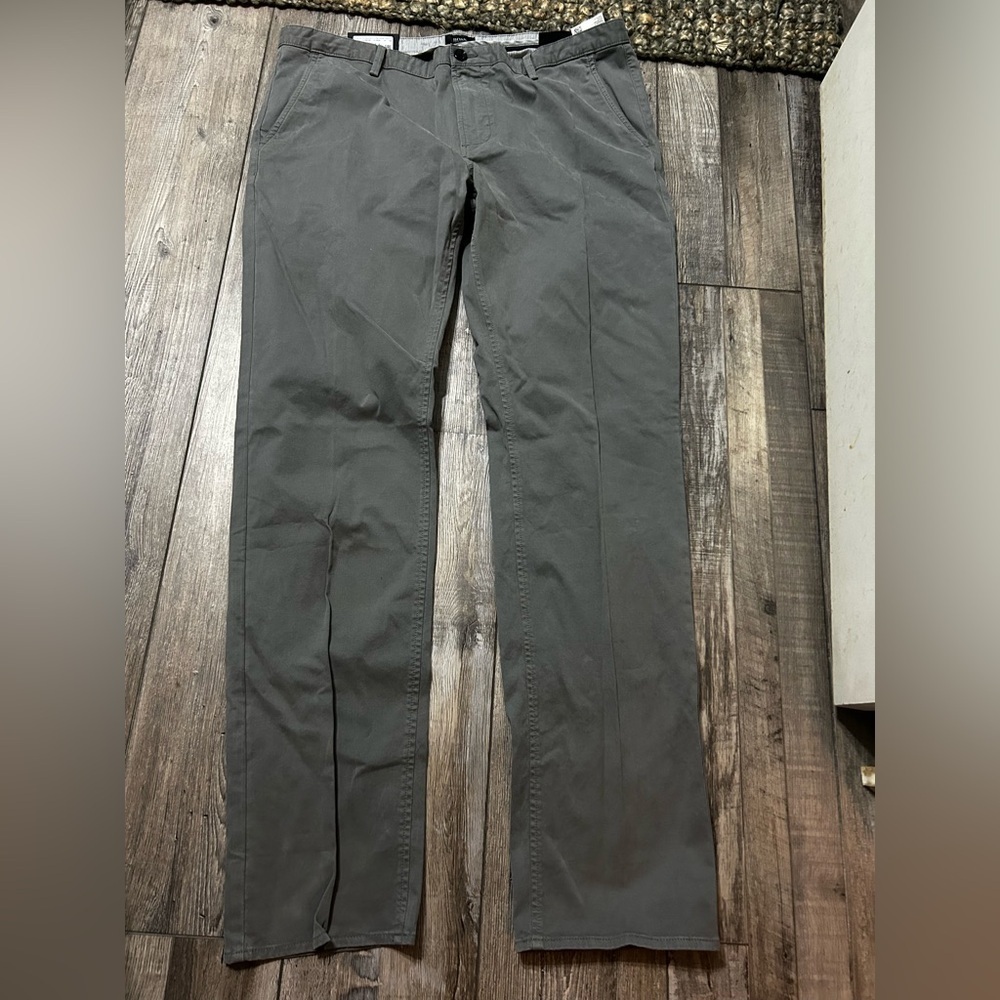 Hugo Boss Rice Stretch Slim Fit Chino type Grey Pants NWT
